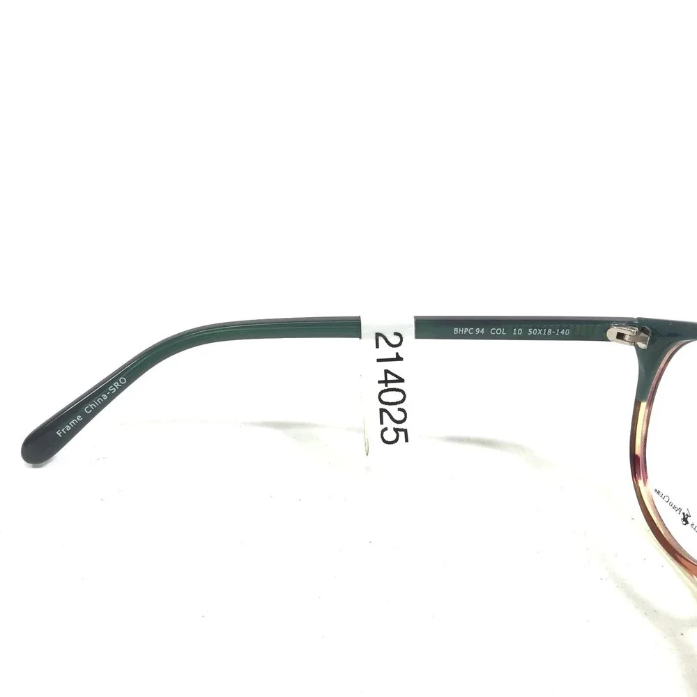 Beverly Hills Polo Club BHPC 94 COL 10 Eyeglasses Glasses Brown Green 50-18-140